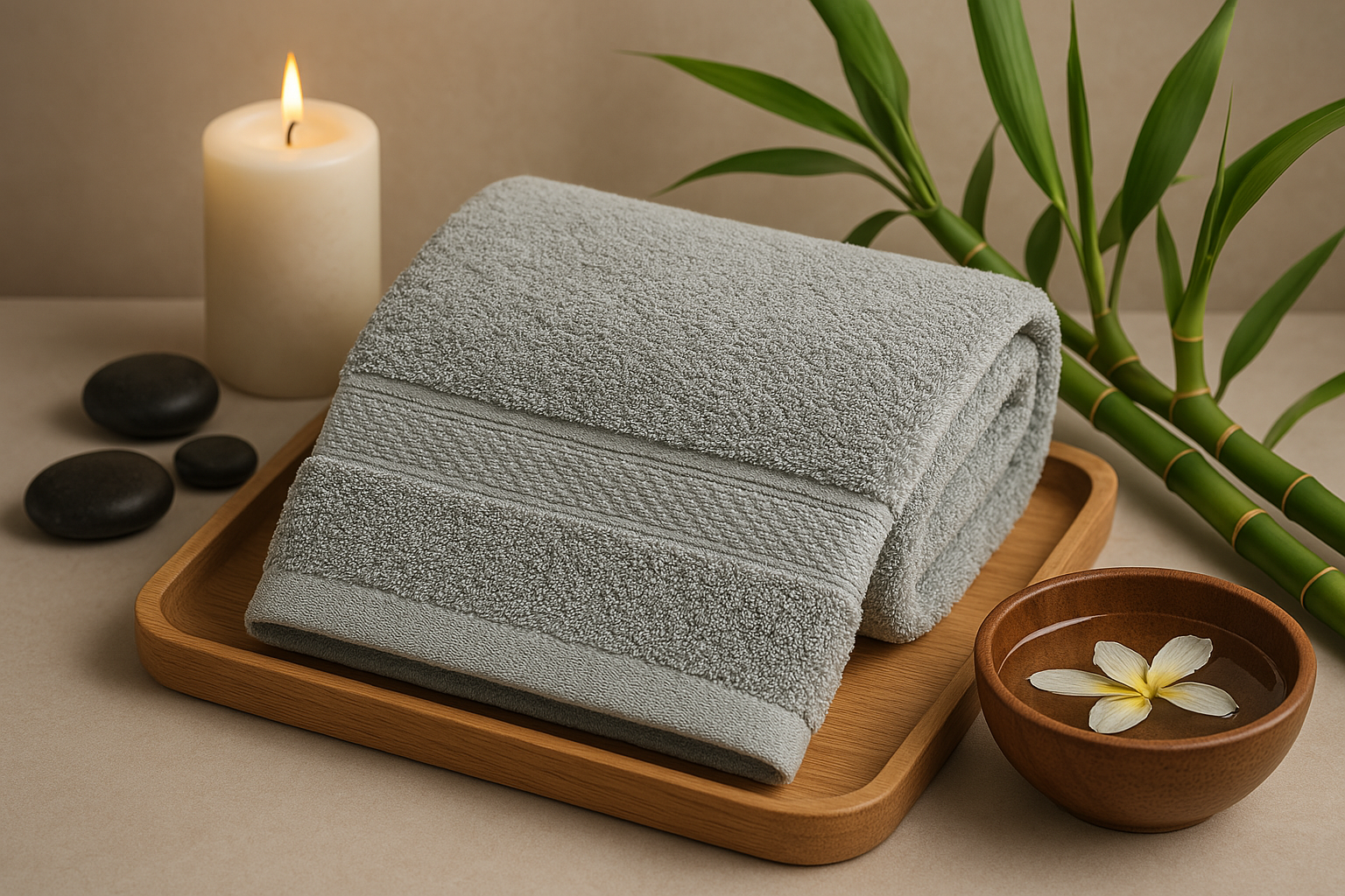 Inizio Bamboo Hand Towel – Naturally Soft. Effortlessly Elegant.