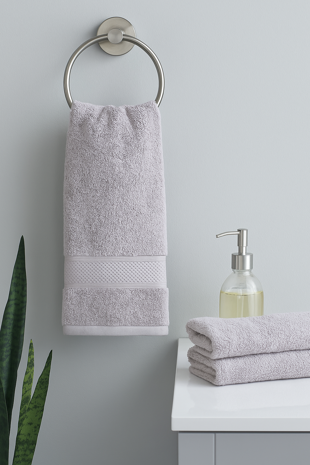 Lavender Bamboo Hand Towel – Calming, Soft & Eco-Friendly Luxury
