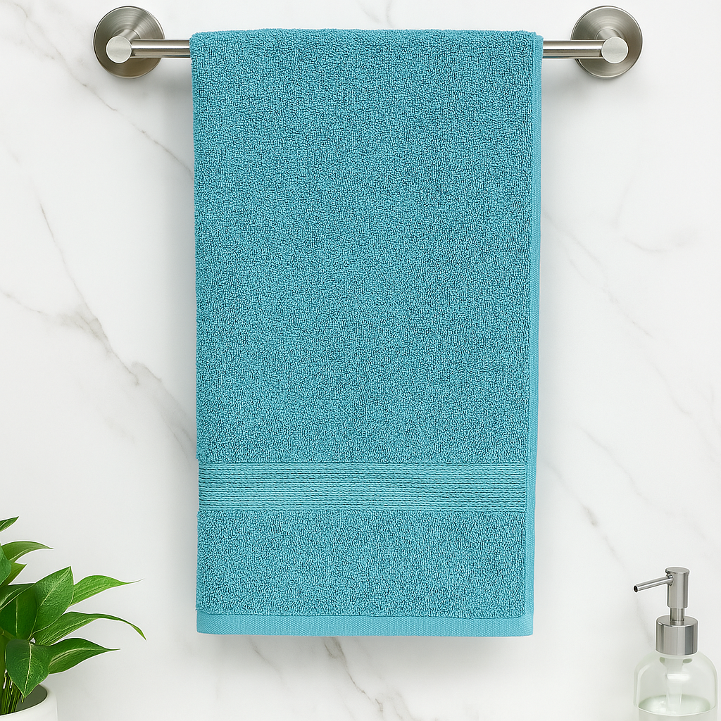 Sky Blue Bamboo Hand Towel – Ultra-Soft, Absorbent & Sustainable