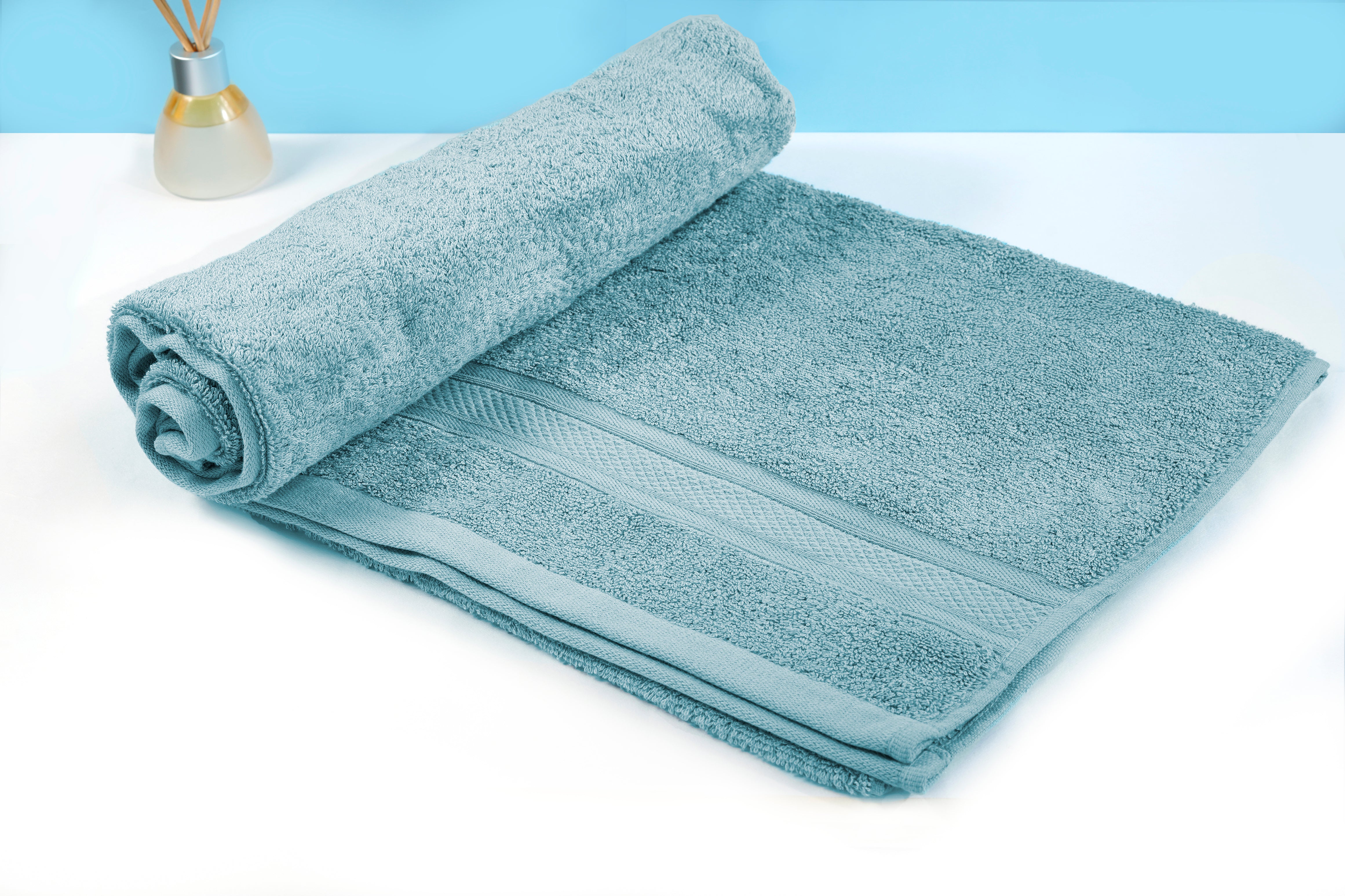 Light Grey Bamboo 600 GSM Bamboo Bath Towel