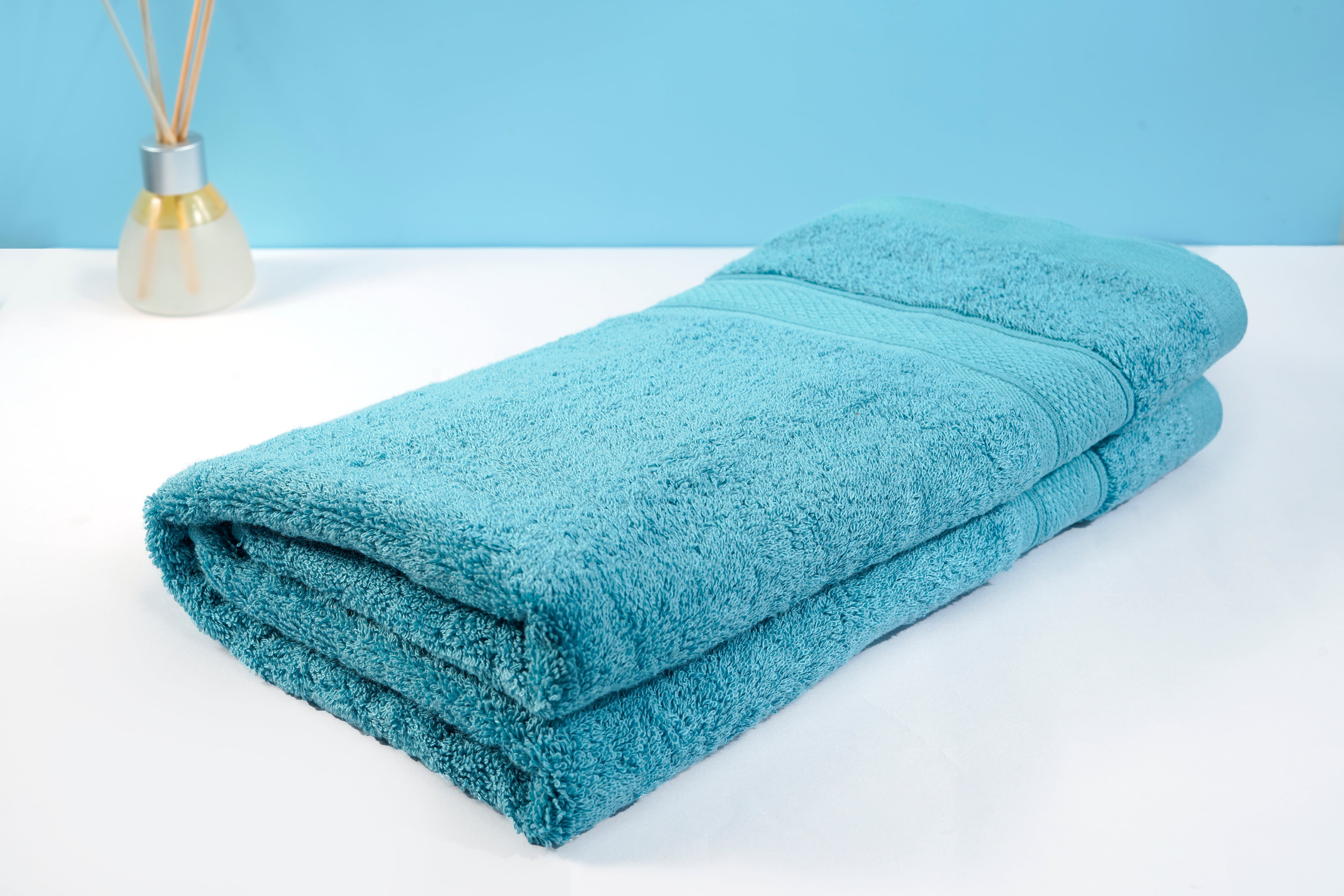 Sky Blue Bamboo 600 GSM Bamboo Bath Towel