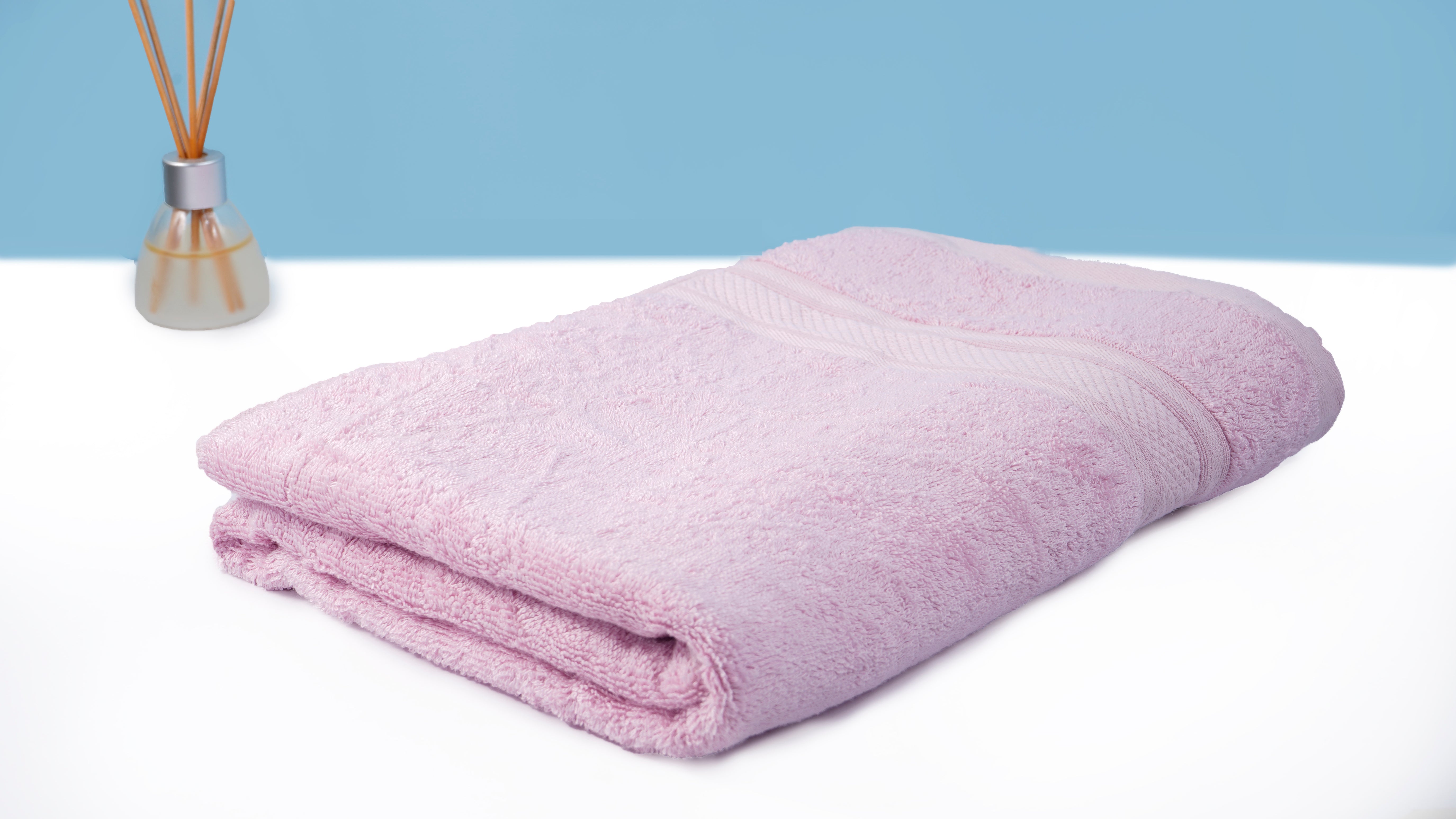 Light Pink Bamboo 600 GSM Bamboo Bath Towel