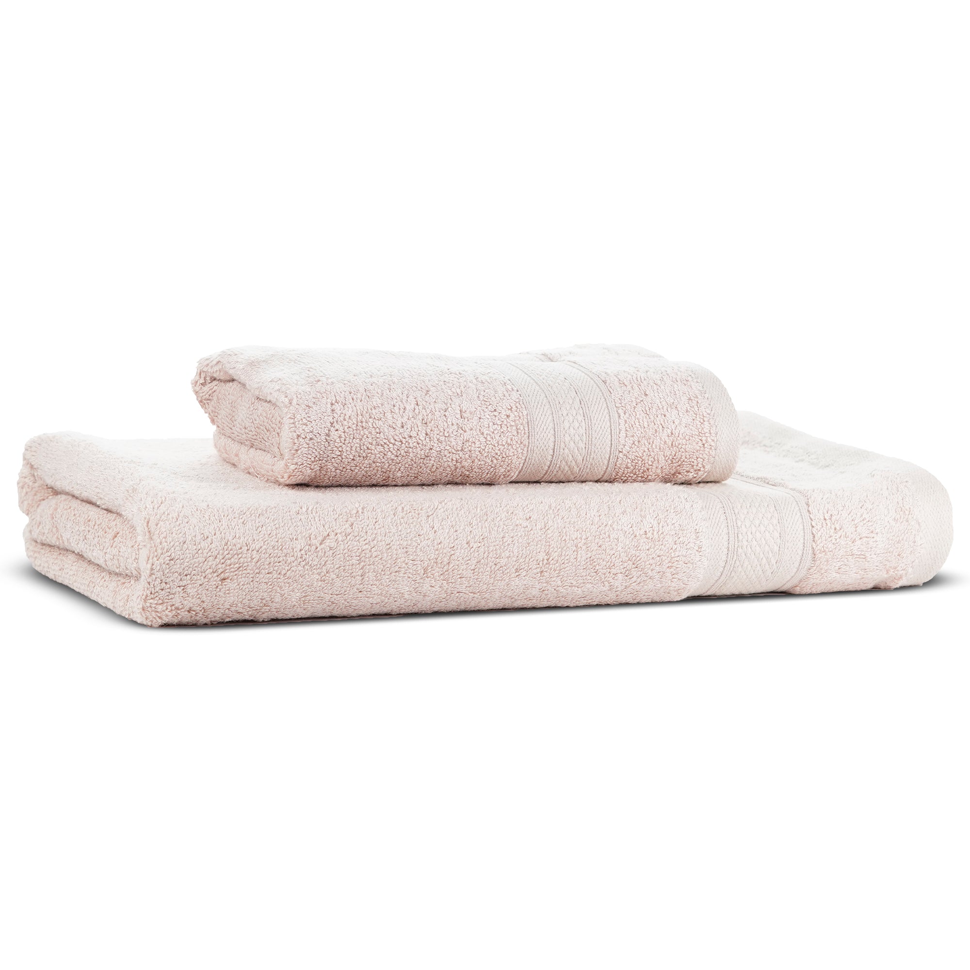 Combo Bamboo Bath+ Hand Towel Light Brown 600 GSM