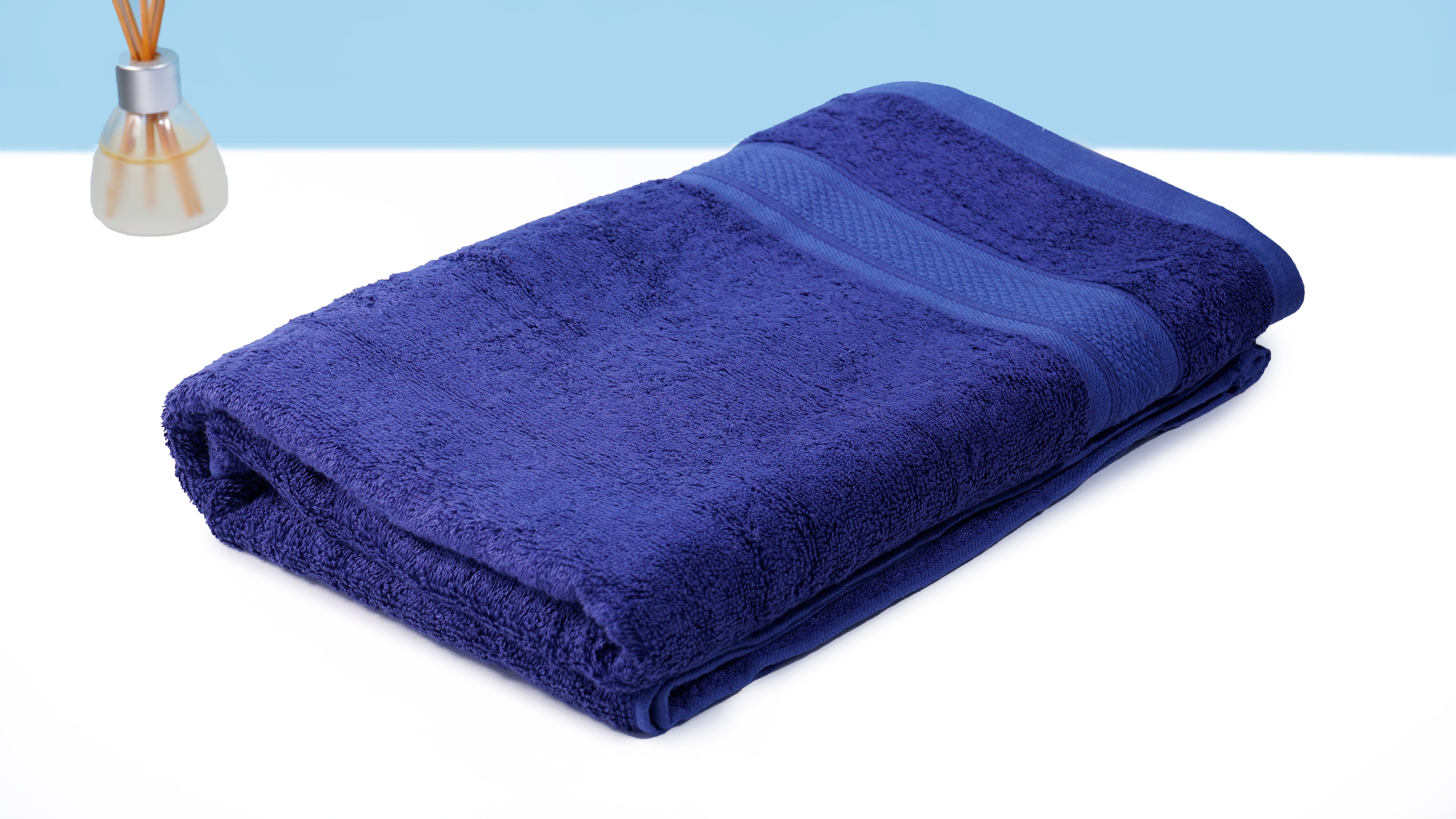 Royal Blue 600 GSM Bamboo Bath Towel