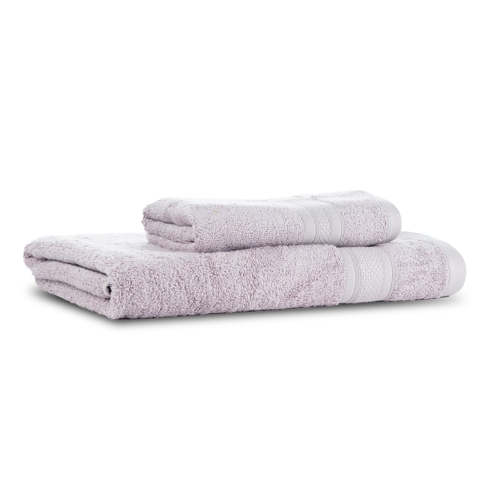 Combo Bamboo Bath+ Hand Towel Lavender 600 GSM