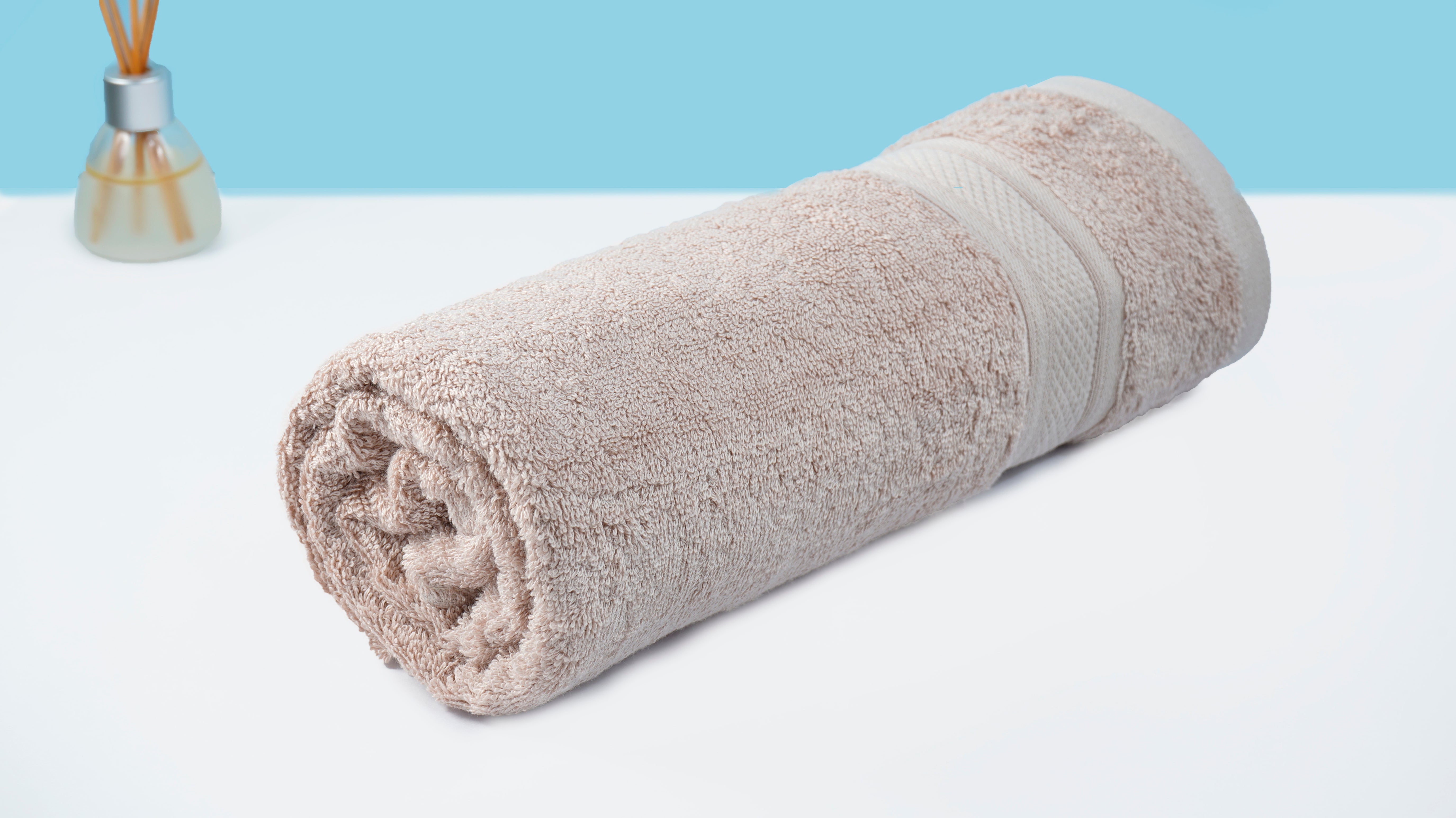 Light Brown 600 GSM Bamboo Bath Towel
