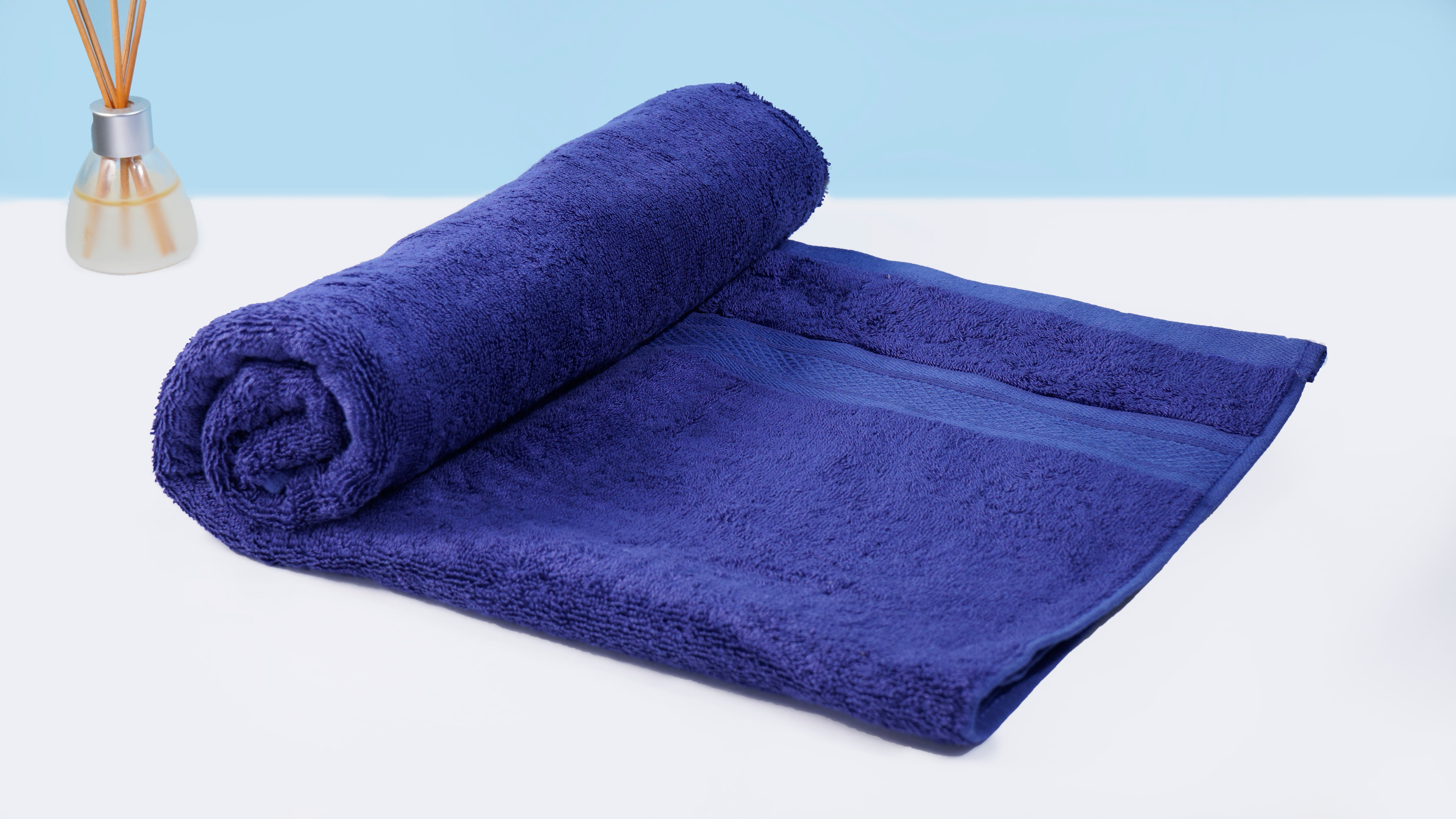 Royal Blue 600 GSM Bamboo Bath Towel