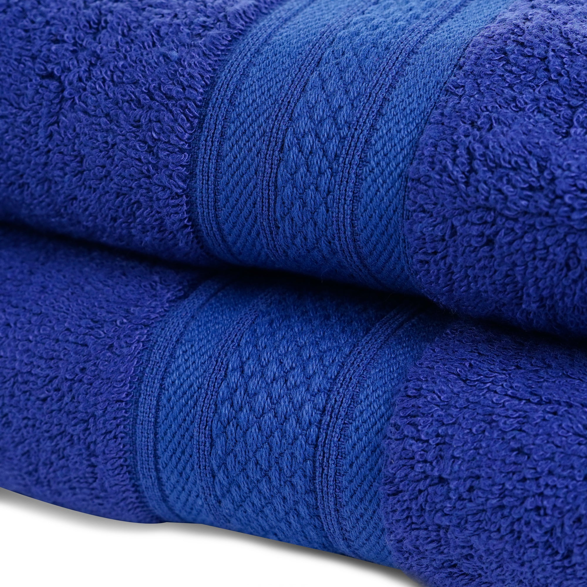 Combo Bamboo Bath Towel + Hand Towel Royal Blue 600 GSM