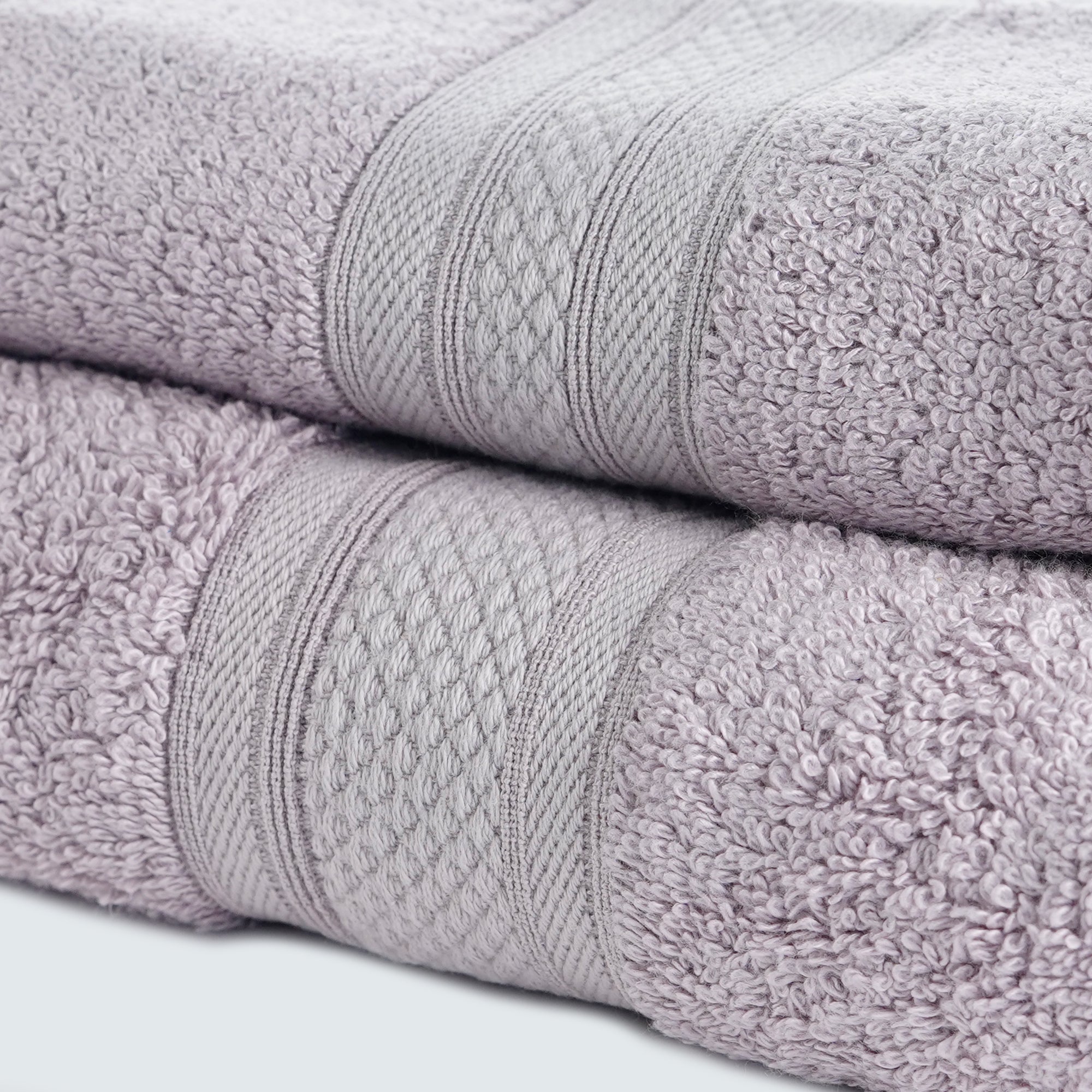 Combo Bamboo Bath+ Hand Towel Lavender 600 GSM