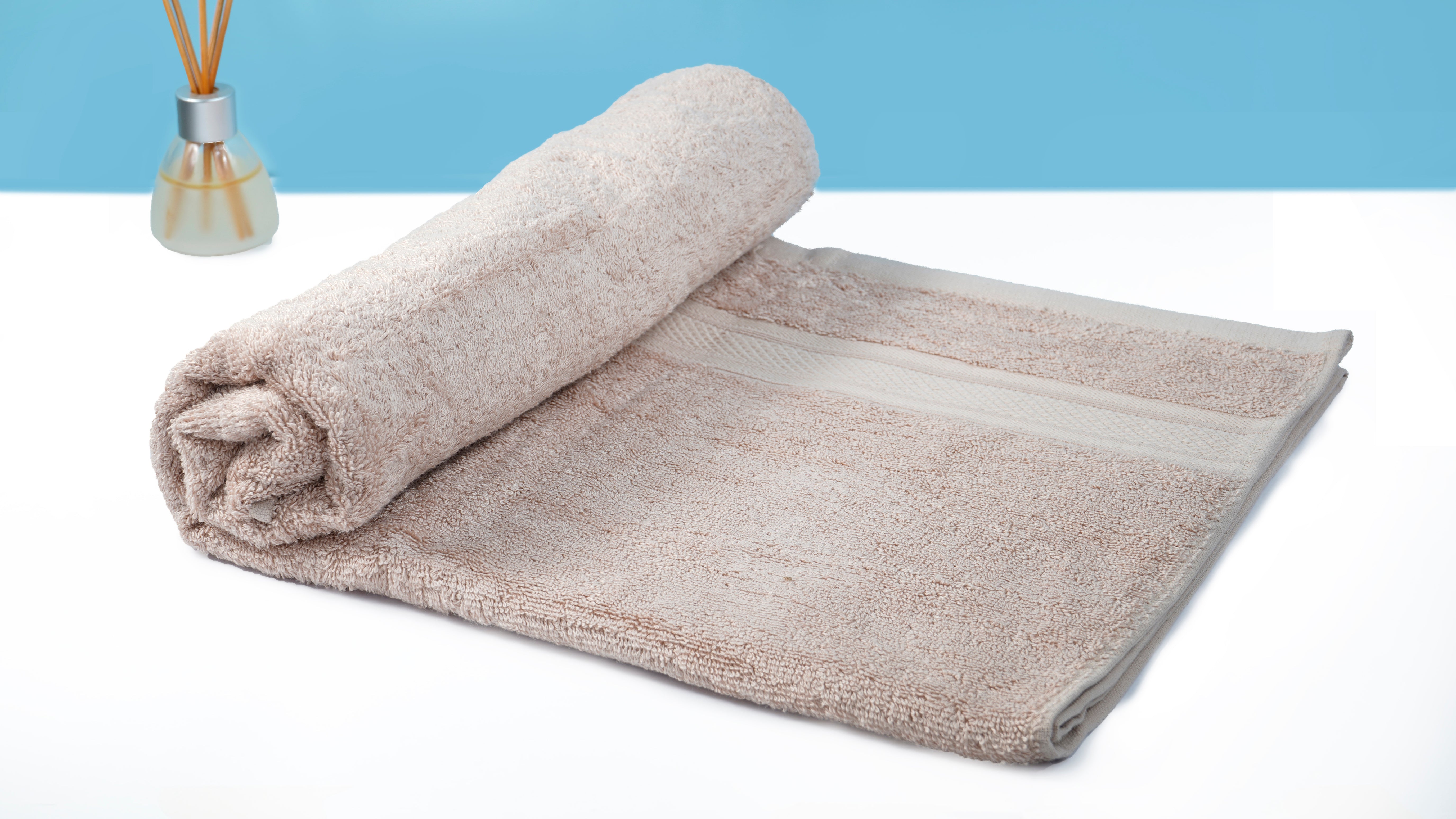 Light Brown 600 GSM Bamboo Bath Towel