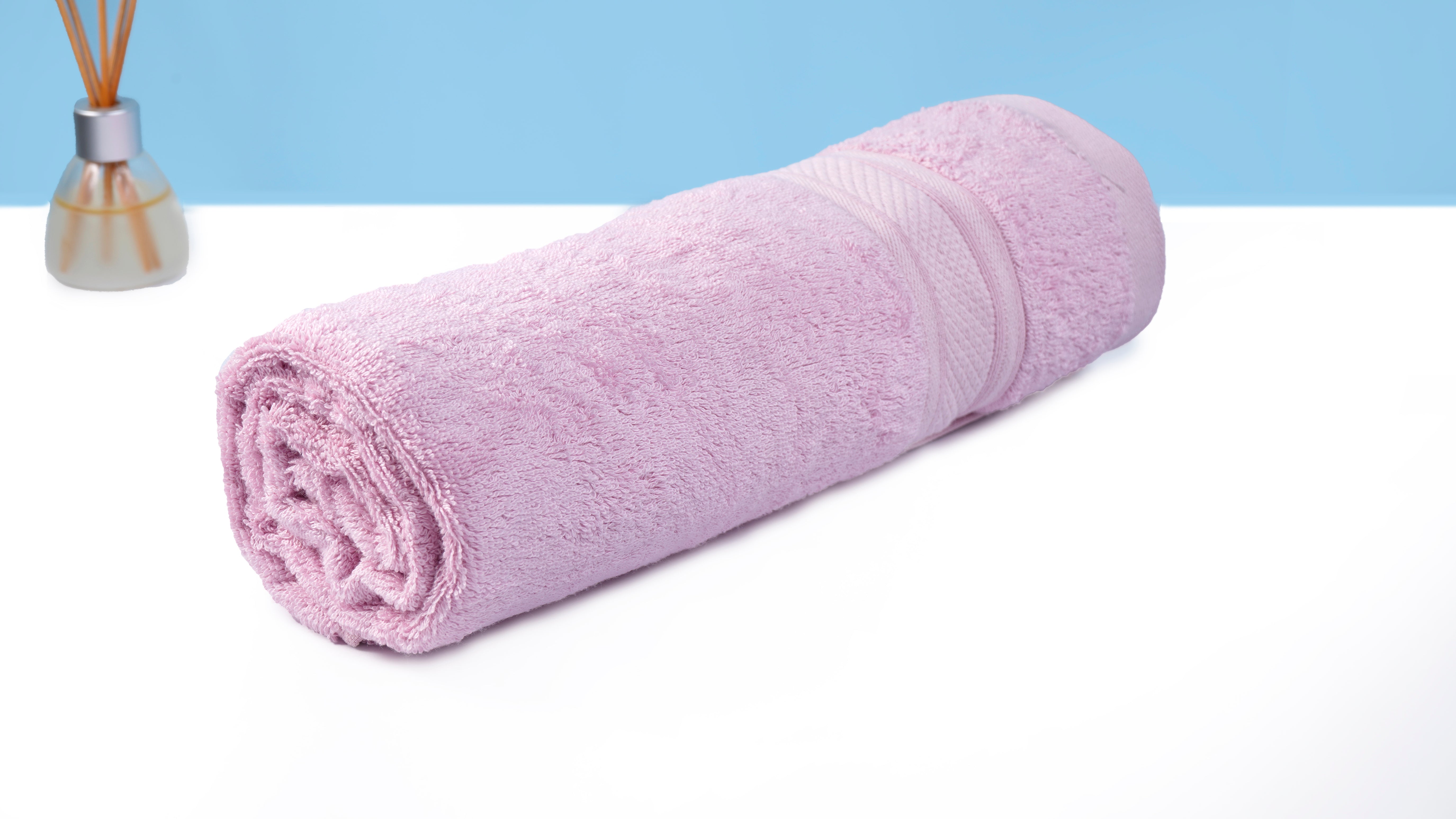 Light Pink Bamboo 600 GSM Bamboo Bath Towel