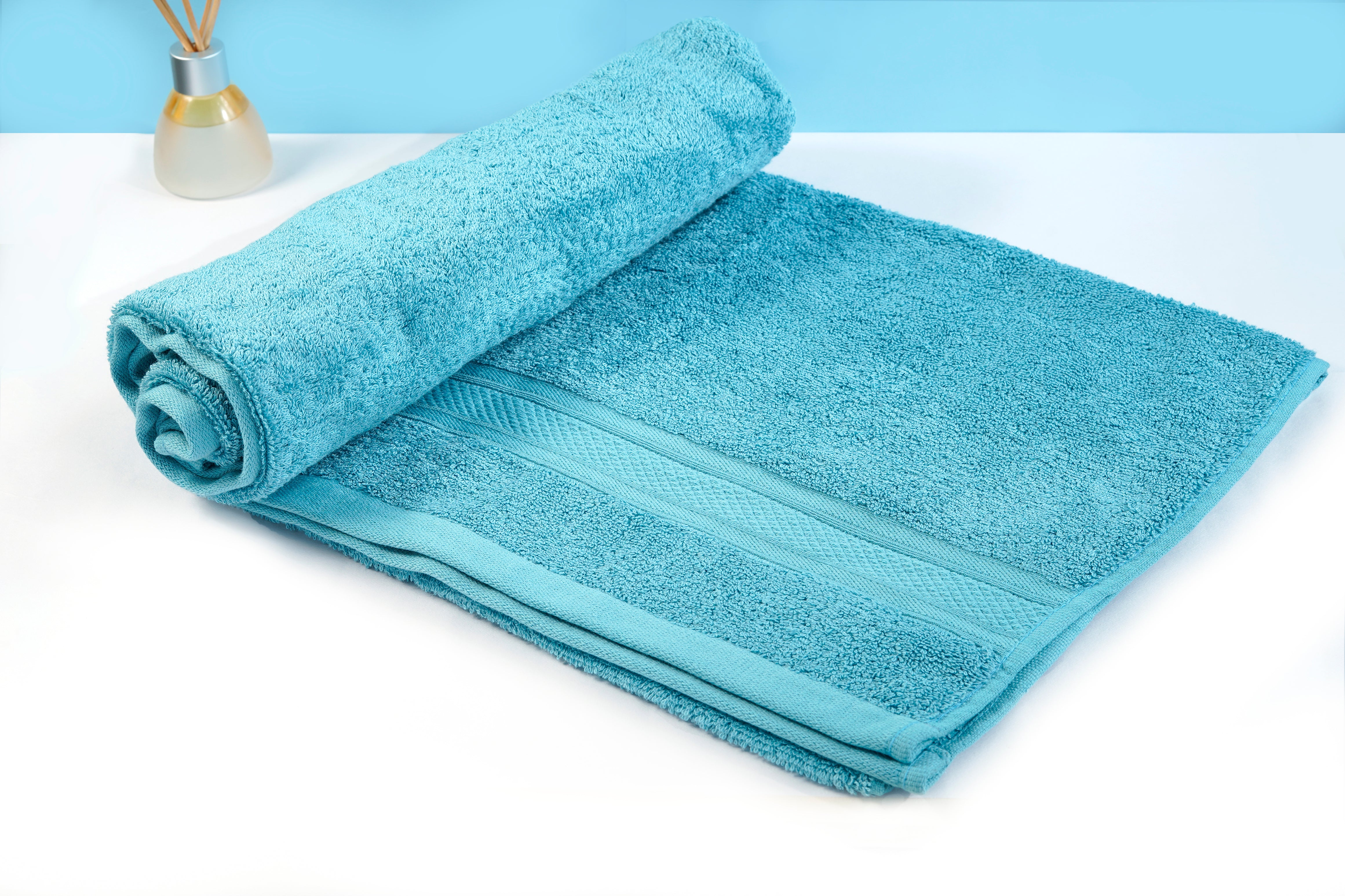 Sky Blue Bamboo 600 GSM Bamboo Bath Towel
