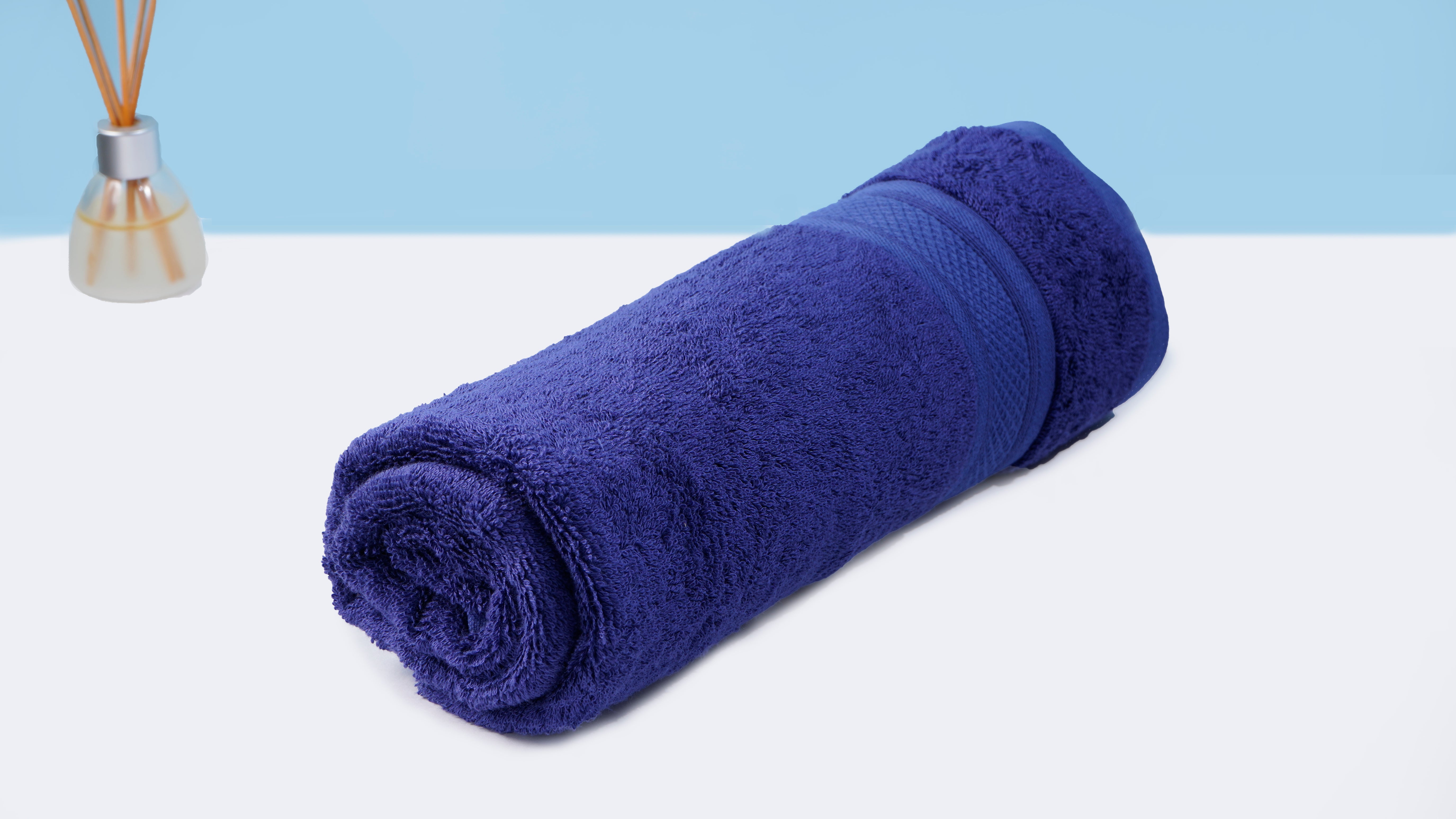 Royal Blue 600 GSM Bamboo Bath Towel