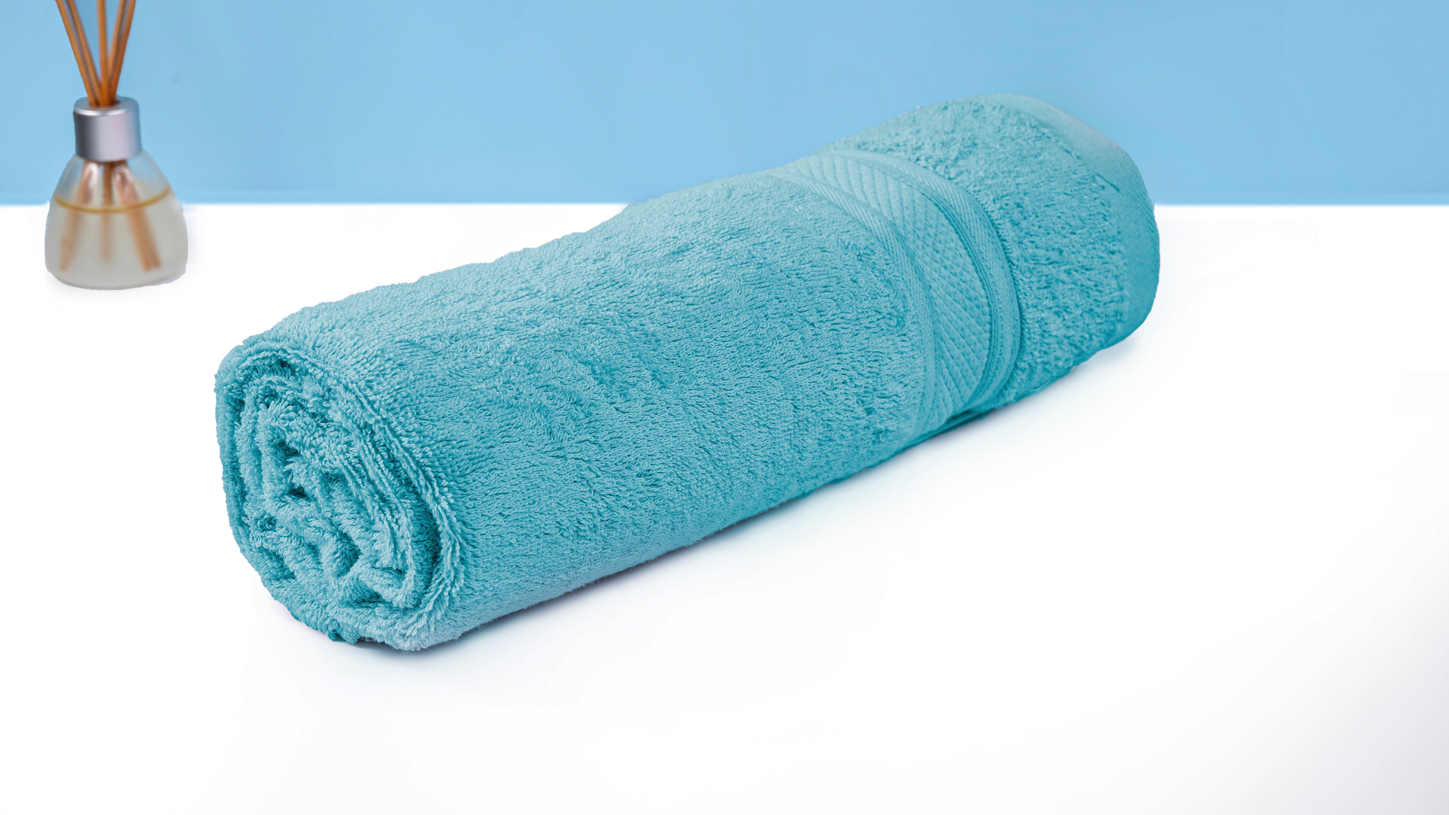 Sky Blue Bamboo 600 GSM Bamboo Bath Towel