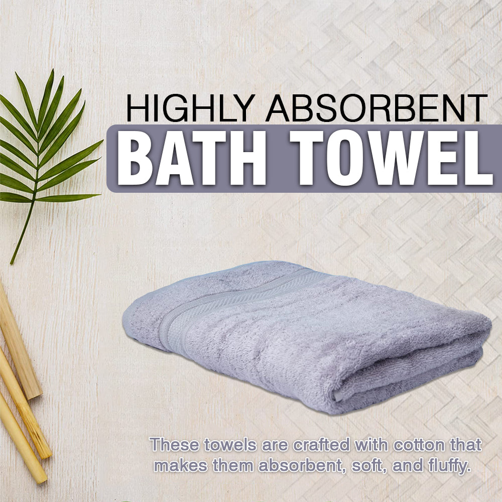 Combo Bamboo Bath+ Hand Towel Lavender 600 GSM