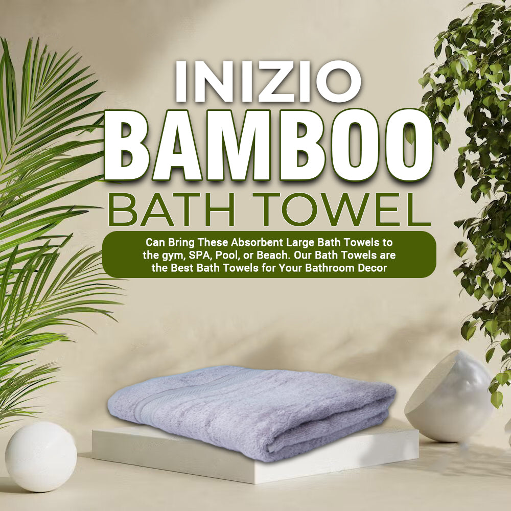 Lavender 600 GSM Bamboo Bath Towel