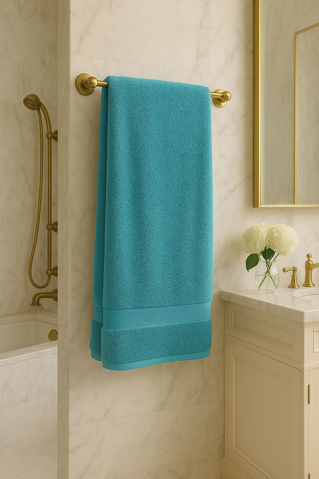 Sky Blue     Bamboo 600 GSM Bamboo Bath Towel