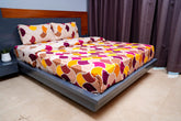 Multicolour Cotton Modern Printed Breathable & Wrinkle Free | Light Beige