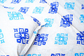 Queen Size Solid Print Cotton Bed sheet with 2 Pillow Covers, Ultra Soft Lightweight Breathable & Shrink Free